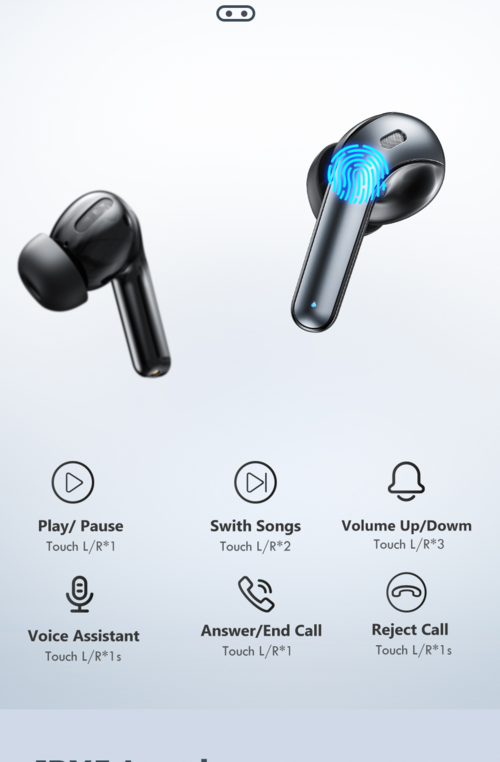 LED TWS Earbuds Bluetooth 5.0 Earphones for Huawei And iPhone