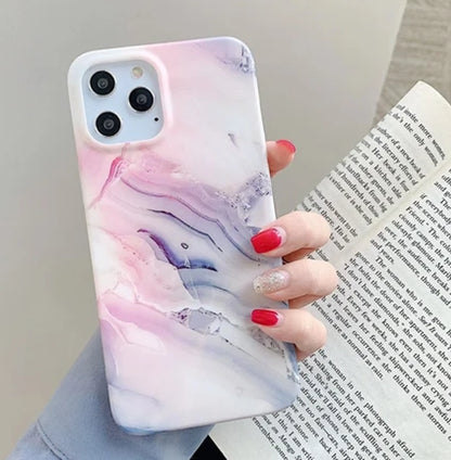 Dusty Pink Marble Case - Iphone 11
