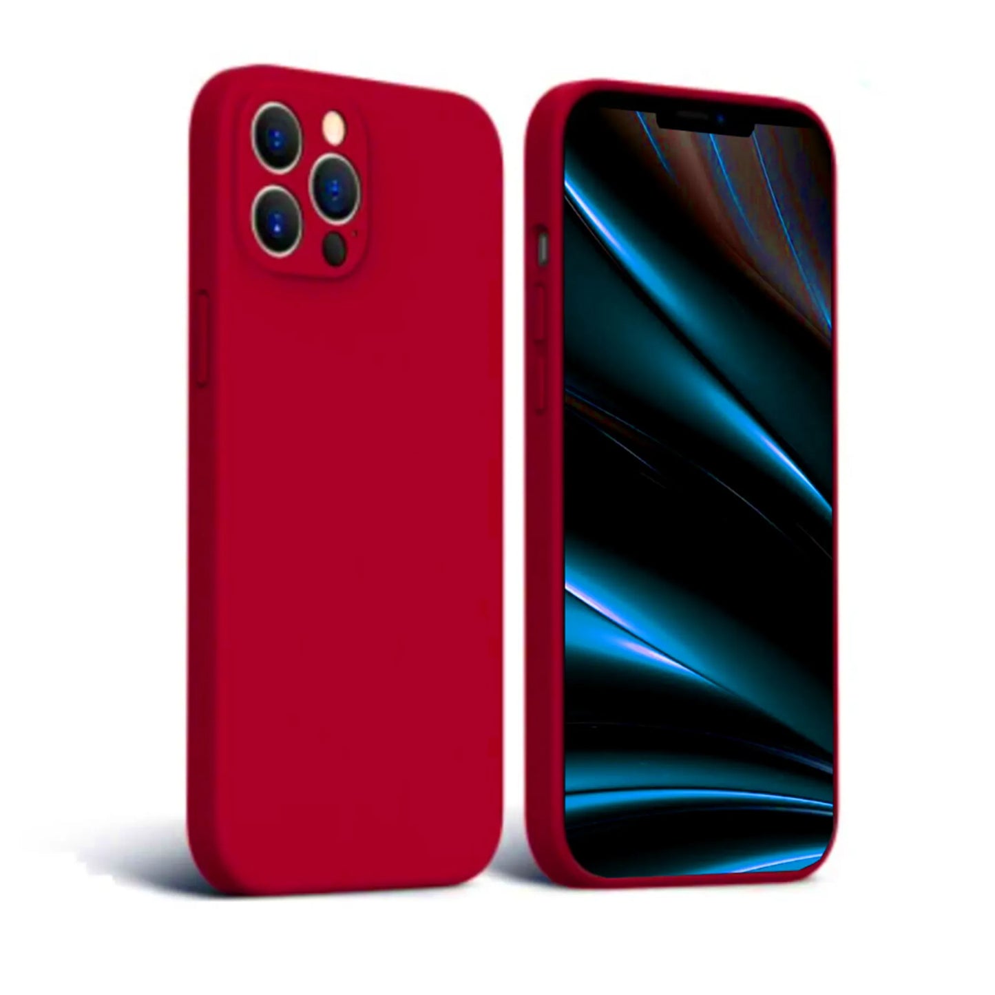 KP KOOL PRODUCTS TPU Silicone Case Compatible with iPhone 12 Pro/Max - Soft Protective Cover