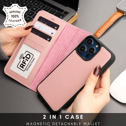 Casper iPhone 16 Plus Wallet Case Leather MagSafe