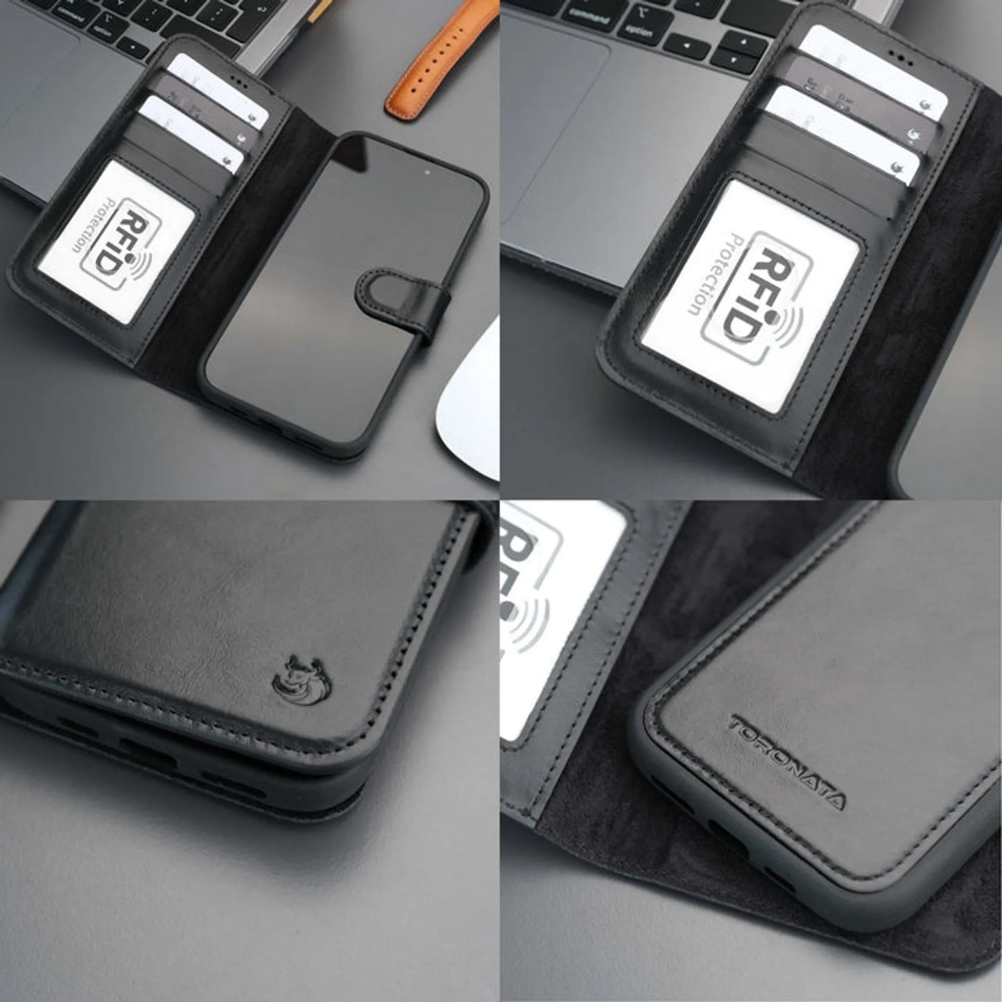 Casper iPhone 16 Plus Wallet Case Leather MagSafe