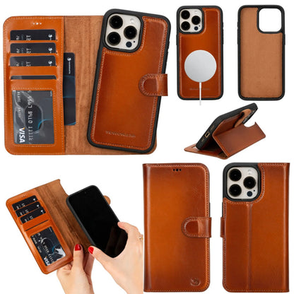 Casper Leather iPhone 15 Pro Max Wallet Case | MagSafe