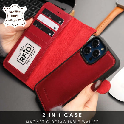 Casper iPhone 16 Pro Wallet Case Leather MagSafe
