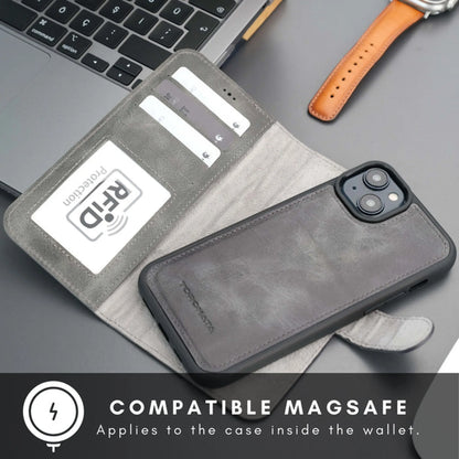 Casper iPhone 16 Plus Wallet Case Leather MagSafe