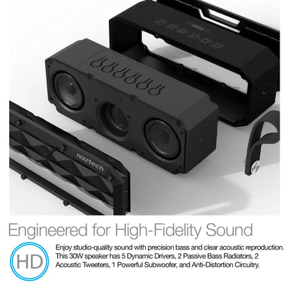 Naztech SoundBrick Wireless Speaker Black