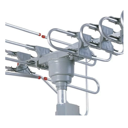 Supersonic 360-Degree HDTV Digital Amplified Motorized Antenna with Remote Control, Supports 2 TV Sets (SC-603)