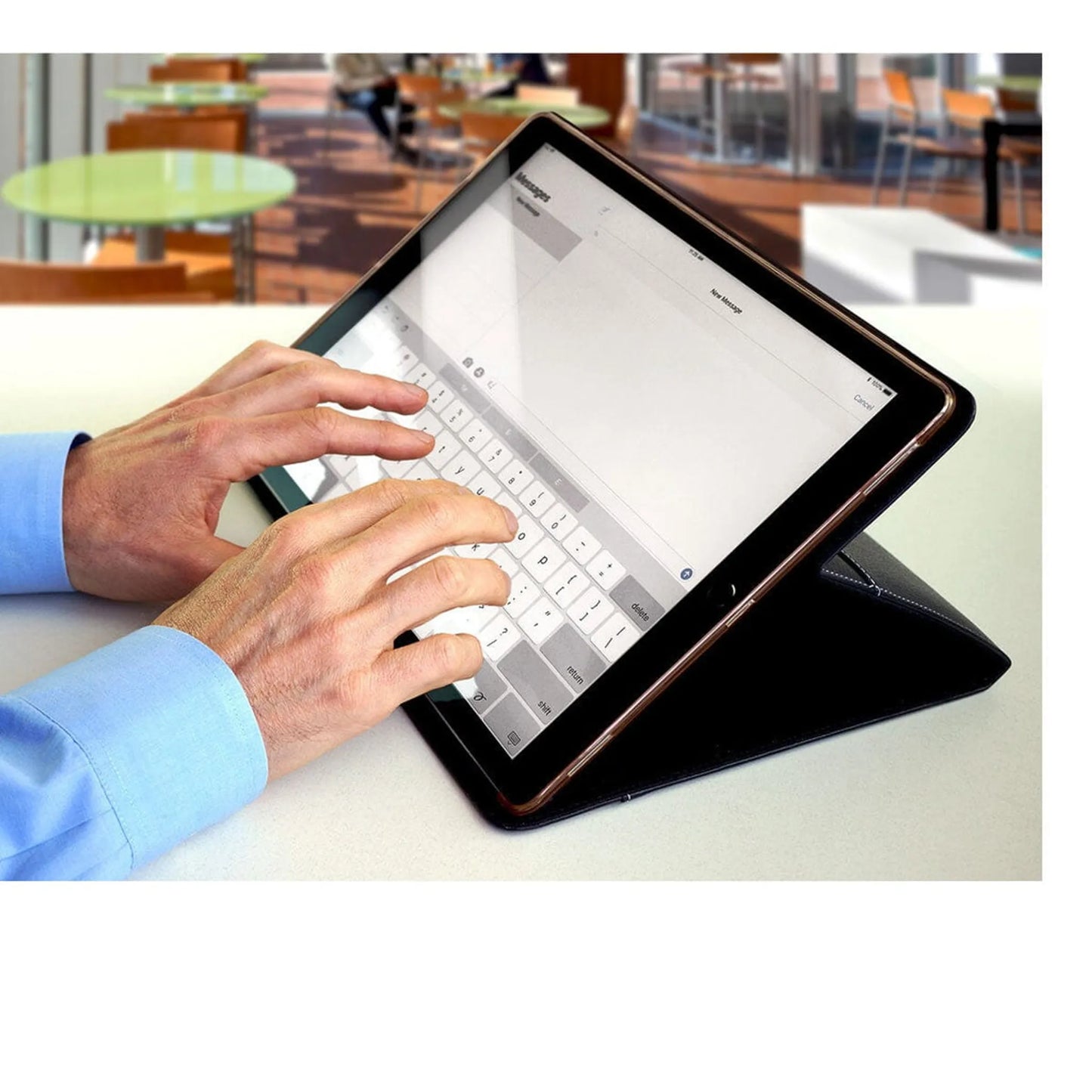 MacCase Premium Leather 13 iPad Pro Case - Black