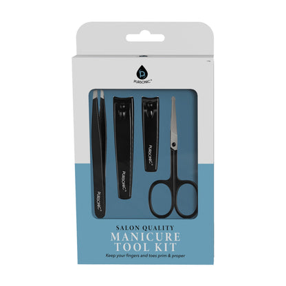 The Ultimate Professional Nail Care Duo: 4-Piece Precision Trimming Set and Professional Manicure & Pedicure Kit-1