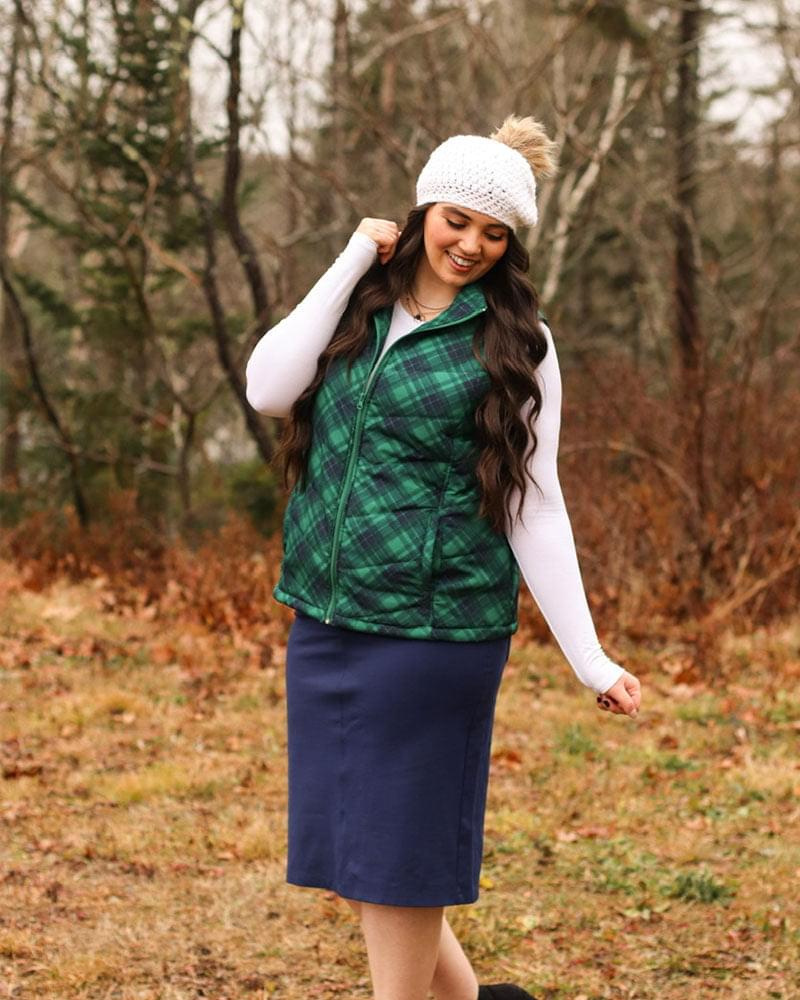 Crew Neck Long Sleeve Halftee