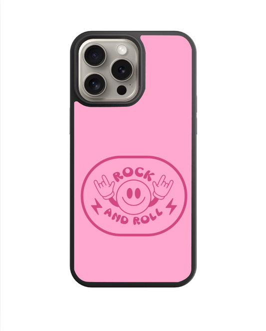 Rock and Roll Smiley Face Phone Case-0