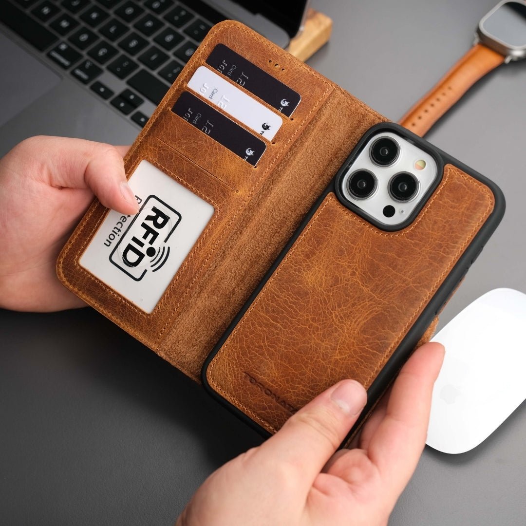 Casper Leather iPhone 17 Pro Max Wallet Case | MagSafe