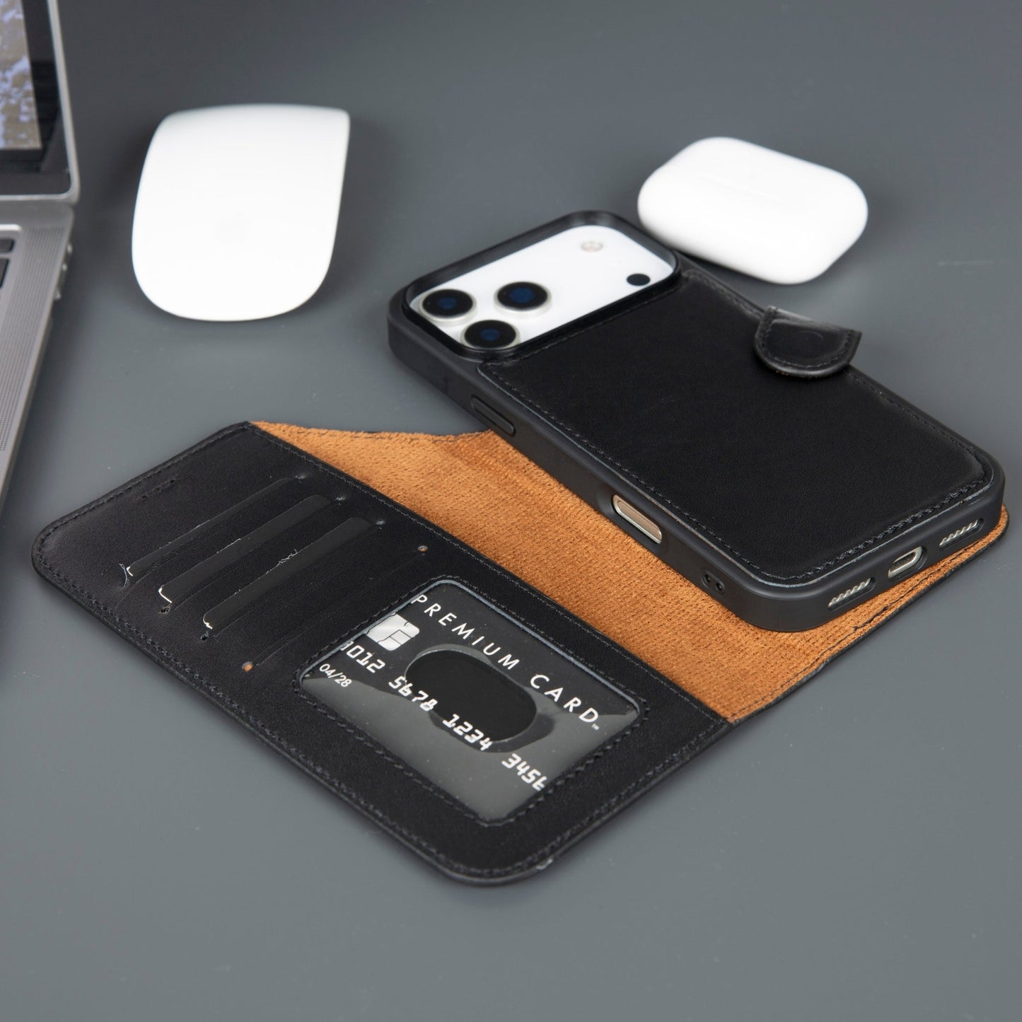 Casper Leather iPhone 17 Pro Max Wallet Case | MagSafe