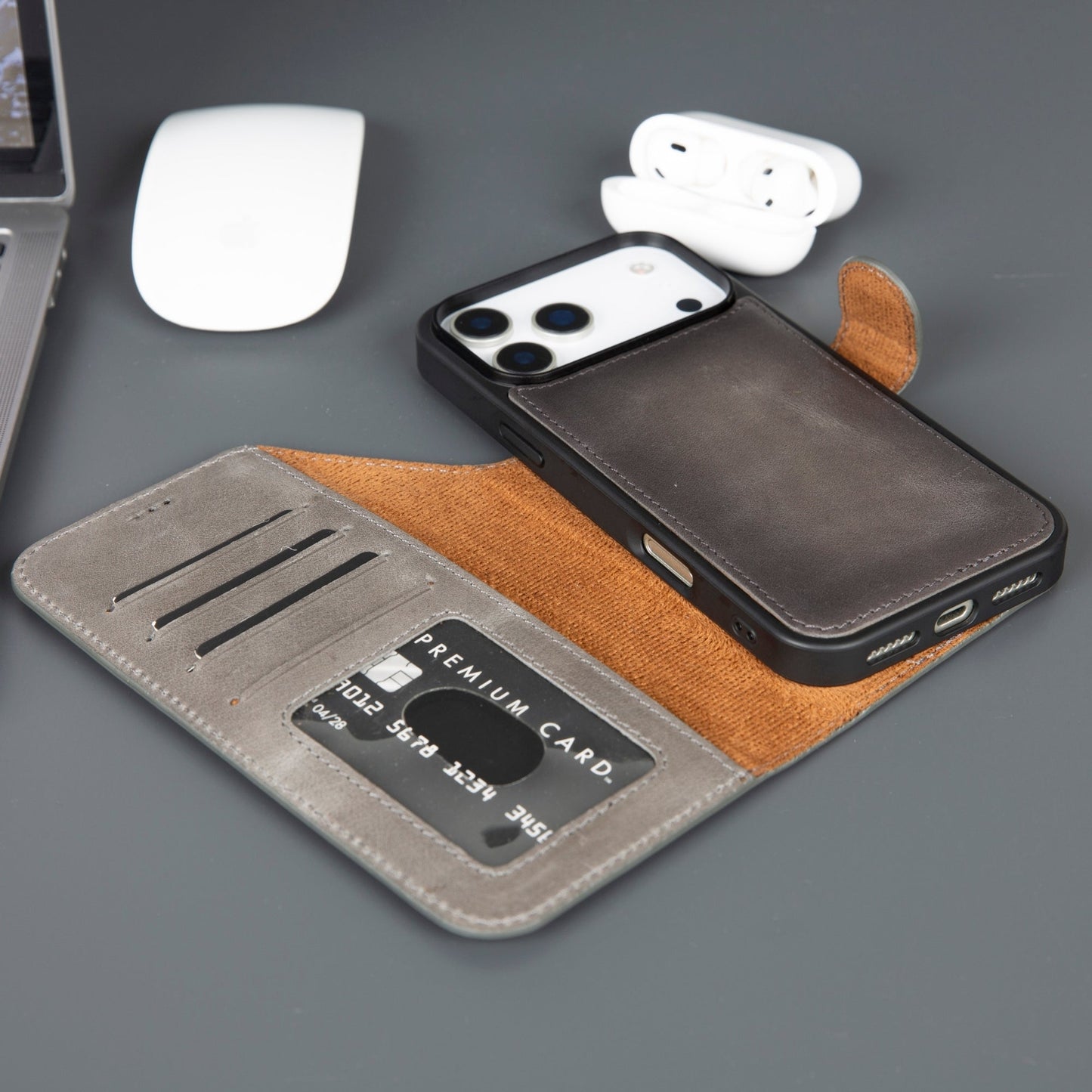 Casper Leather iPhone 17 Pro Max Wallet Case | MagSafe