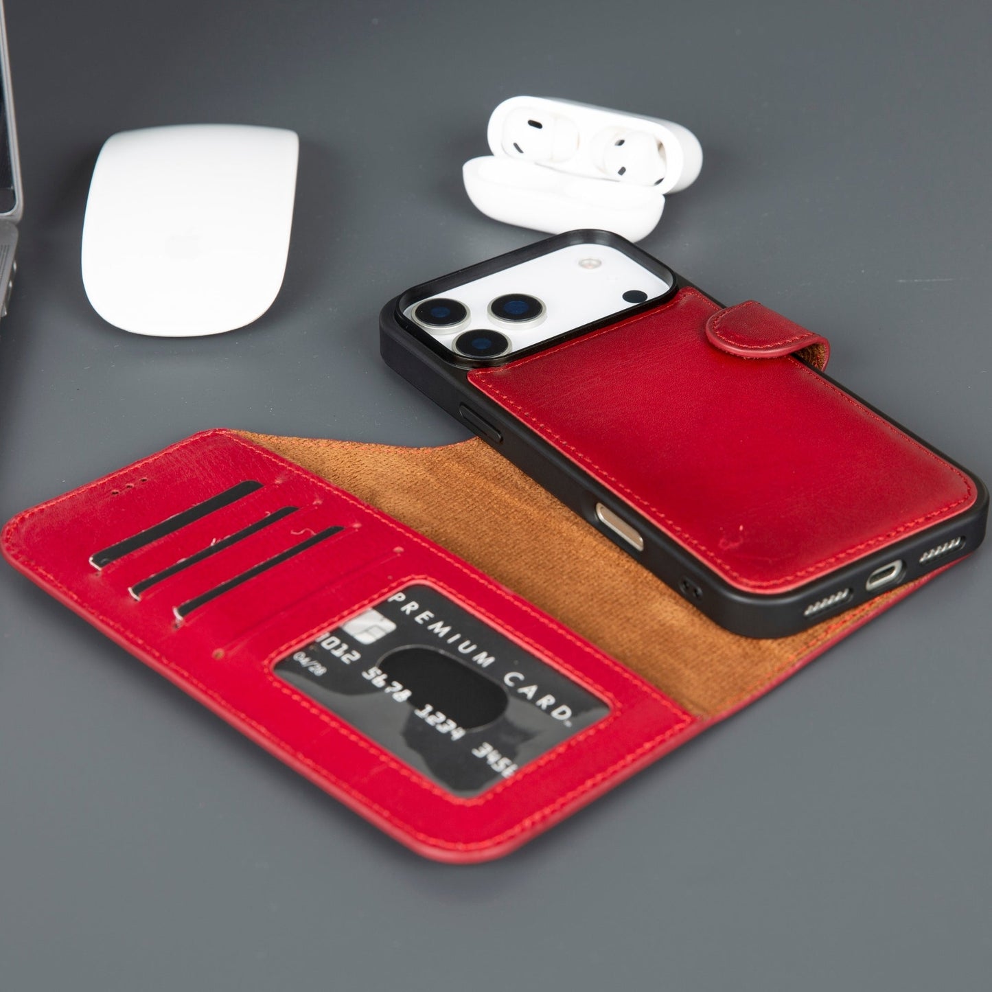 Casper Leather iPhone 17 Pro Max Wallet Case | MagSafe