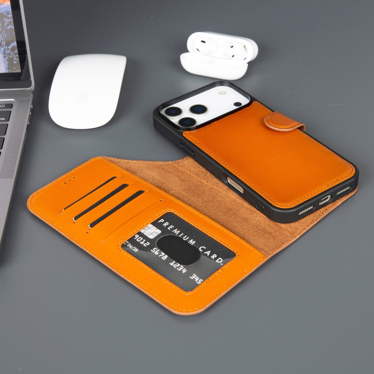 Casper Leather iPhone 17 Pro Max Wallet Case | MagSafe
