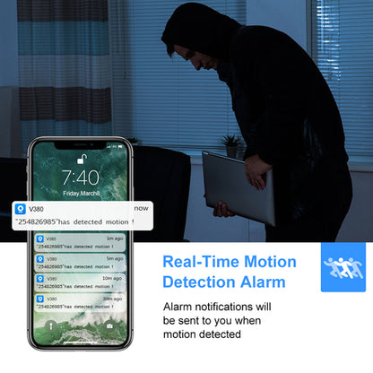HD 2MP 1080P Wireless Mini Night Vision Camera