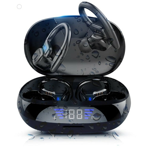LED Display TWS Sport Bluetooth V5.0 Headset For iPhone And Huawei