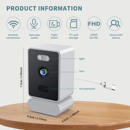 Multi Angle Window Monitoring Camera, 360 °